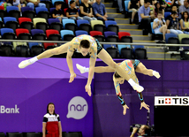 Avropa Oyunları çərçivəsində aerobika gimnastikası üzrə final yarışları. Bakı, Azərbaycan, 21 iyun 2015